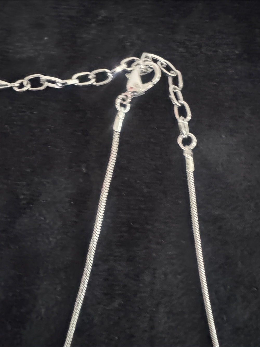 Statement Chunky Necklace Silver Plated from NM Navajo Nation - Picture 5 of 5